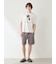 【HOMME】【接触冷感】レーヨンボストンテリアワンポイントTシャツ&ハーフパンツセット