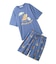 【ONLINE限定】【HOMME】【接触冷感】サマーベア柄ワンポイントTシャツ&ハーフパンツセット