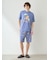 【ONLINE限定】【HOMME】【接触冷感】サマーベア柄ワンポイントTシャツ&ハーフパンツセット