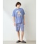 【ONLINE限定】【HOMME】【接触冷感】サマーベア柄ワンポイントTシャツ&ハーフパンツセット