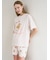 【ONLINE限定】【接触冷感】サマーベア柄ワンポイントTシャツ&ロングパンツセット