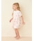 【KIDS】シーサイドキャット柄半袖ワンピース