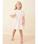 【KIDS】シーサイドキャット柄半袖ワンピース