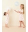 【KIDS】シーサイドキャット柄半袖ワンピース