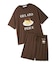 【ONLINE限定】【HOMME】【接触冷感】プリンワンポイントTシャツ&ハーフパンツセット