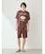 【ONLINE限定】【HOMME】【接触冷感】プリンワンポイントTシャツ&ハーフパンツセット