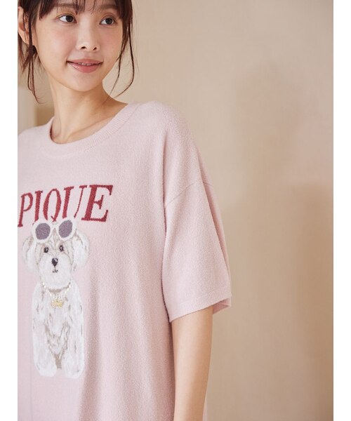 ファッションCATS&DOGSジャガードミニワンピース｜ジェラートピケの