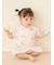 【BABY】シーサイドキャット柄半袖ロンパース