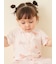 【BABY】シーサイドキャット柄半袖ロンパース