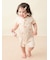 【BABY】シーサイドキャット柄半袖ロンパース