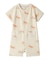 【BABY】シーサイドキャット柄半袖ロンパース