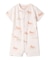 【BABY】シーサイドキャット柄半袖ロンパース