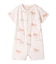 【BABY】シーサイドキャット柄半袖ロンパース