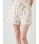 シーサイドキャット柄ショートパンツ
