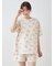 シーサイドキャット柄Tシャツ