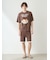 【ONLINE限定】【HOMME】スムーズィープリンジャガードプルオーバー&ハーフパンツセット