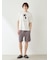 【ラッピング済み】【HOMME】【接触冷感】レーヨンドッグワンポイントTシャツ&ハーフパンツセット