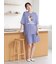 【ラッピング済み】【HOMME】【接触冷感】レーヨンドッグワンポイントTシャツ&ハーフパンツセット