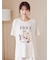 【ONLINE限定】【接触冷感】ファッションCATS&DOGS ワンポイントTシャツ&ロングパンツセット