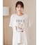 【ONLINE限定】【接触冷感】ファッションCATS&DOGS ワンポイントTシャツ&ロングパンツセット