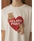 【接触冷感】BEAR　HEARTワンポイントTシャツ