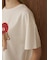 【接触冷感】BEAR　HEARTワンポイントTシャツ