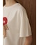 【接触冷感】BEAR　HEARTワンポイントTシャツ