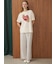 【接触冷感】BEAR　HEARTワンポイントTシャツ