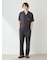 【HOMME】【接触冷感】COOLレーヨンロゴシャツ