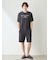 【HOMME】【接触冷感】COOLレーヨンロゴハーフパンツ