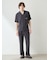 【HOMME】【接触冷感】COOLレーヨンロゴロングパンツ