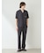 【HOMME】【接触冷感】COOLレーヨンロゴロングパンツ