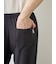 【HOMME】【接触冷感】COOLレーヨンロゴロングパンツ