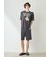 【ONLINE限定】【HOMME】【接触冷感】レーヨンジェラートベアプリントTシャツ&ハーフパンツセット