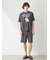 【ONLINE限定】【HOMME】【接触冷感】レーヨンジェラートベアプリントTシャツ&ハーフパンツセット