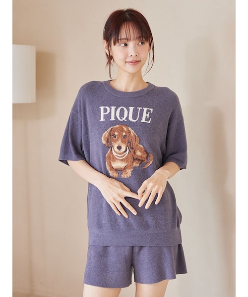 ONLINE限定】ファッションCATS&DOGS ジャガードプルオーバー&リブ