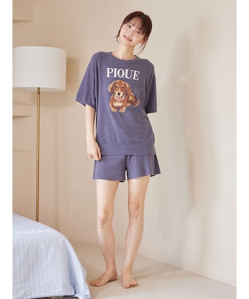 ONLINE限定】ファッションCATS&DOGS ジャガードプルオーバー&リブ
