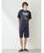 【ONLINE限定】【HOMME】エアリーモコスリーピングダイナソージャガードプルオーバー&ハーフパンツセット