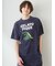 【ONLINE限定】【HOMME】エアリーモコスリーピングダイナソージャガードプルオーバー&ハーフパンツセット
