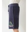 【ONLINE限定】【HOMME】エアリーモコスリーピングダイナソージャガードプルオーバー&ハーフパンツセット