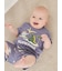 【BABY】【接触冷感】スリーピングダイナソーワンポイントTシャツ