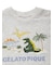 【BABY】【接触冷感】スリーピングダイナソーワンポイントTシャツ