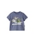 【BABY】【接触冷感】スリーピングダイナソーワンポイントTシャツ