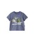 【BABY】【接触冷感】スリーピングダイナソーワンポイントTシャツ