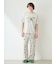 【HOMME】【接触冷感】スリーピングダイナソーワンポイントTシャツ
