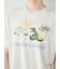 【HOMME】【接触冷感】スリーピングダイナソーワンポイントTシャツ