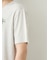 【HOMME】【接触冷感】スリーピングダイナソーワンポイントTシャツ