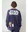 【STAR WARS】【ユニセックス】スムーズィーキャラクターワッペンカーディガン