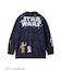 【STAR WARS】【ユニセックス】スムーズィーキャラクターワッペンカーディガン