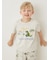 【KIDS】【接触冷感】スリーピングダイナソーワンポイントTシャツ